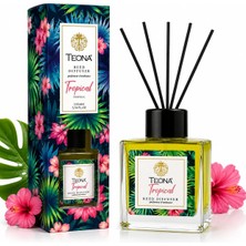 Neva Home Oda Kokusu 110 ml – Reed Diffuser – Uzun Süreli Ferah Koku (Tropikal)