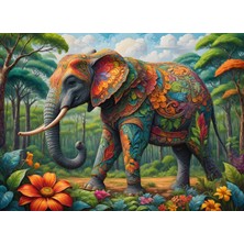 Neva Home 1000 Parça Renkli Fil Puzzle