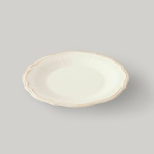 Neva Home Cinnamon Porselen 26 cm Servis Tabağı Ekru-Kahve