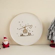 Neva Home Aryıldız New Year Love Servis Tabağı 27 cm