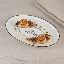 Neva Home Aryıldız Costa Kayık Tabak 30 cm