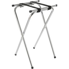 Neva Home Amerikan Metalcraft Cilalı Krom Deluxe Metal Tepsi Standı