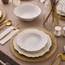 Neva Home Aryıldız Chiara Gold 54 Parça 12 Kişilik Yemek Takımı