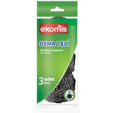 Neva Home Ovma Teli 3 Adet, Etkili Temizlik, Kolay Bakım, Dayanıklı Yapı