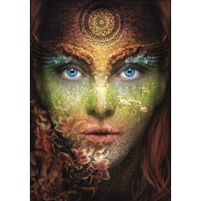 Neva Home Nova 46003 Puzzle - 2000 Parça Nature Woman Doğa ve Kadın Temalı Fantastik Portre Puzzle 96 x 68 cm