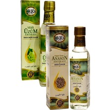 Neva Home Krk Gıda 2 Çeşit Anason Aroması 250 ml + Yeşil Üzüm Aroması 250 ml
