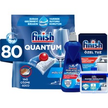 Neva Home Quantum 80 Kapsül Bulaşık Makinesi Deterjanı Tableti + Temizlik ve Bakım Seti
