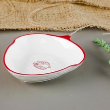 Neva Home Aryıldız Red Bird Servis Sunum Tabağı Kırmızı Kuş Desenli Renkli 12CM
