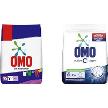 Neva Home Toz Çamaşır Deterjanı Sık Yıkananlar 5 Kg(1) Omo Active Oxygen Toz Çamaşır Deterjanı Beyazlar Için, 4.5 Kg(1)