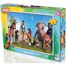 Neva Home 100 Parça Trt Doru Çocuk Puzzle 5 Yaş Üzeri Hayvanlar Atlar Temalı 2,5 mm Karton - DORU714