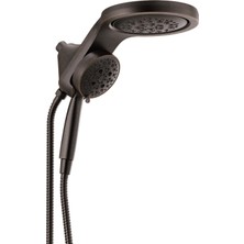 Neva Home Faucet Hydrorain 5 Sprey H2OKINETIC Çift Duş Başlığı, El Spreyli, Yağla Pürüzsüzleştirilmiş Bronz Hortumlu Duş Başlığı, El Duş Başlığı, 1,75 Gpm Akış Hızı, Venedik Bronzu 58680-RB