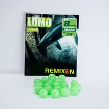 Remixon 8mm Yeşil Yuvarlak Soft Silikon Boncuk (20ADET)