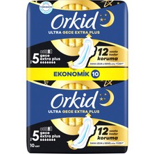 Neva Home Ultra Hijyenik Ped Gece Ekstra Plus (Boy 5) Ekonomik Paket 10 Adet Ped