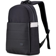 Neva Home BP-TX100 Serisi 15,6 Inch, Su Geçirmez Kumaş ve Su Geçirmez Fermuar Notebook, Laptop, Macbook Sırt Çantası -Siyah