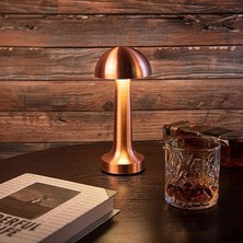 Neva Home Yemek Masası Lambası Şarjlı Otel Restoran Cafe Masa Lambası Dimmerli Dekoratif Abajur Cata Lizbon Dokunmatik Sunum Lambası 3 Kademeli Işık Modu Restaurant Masa Üstü Lamba