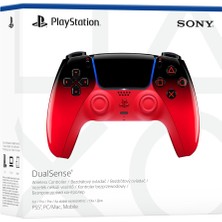 Neva Home Sony Playstation 5 Dualsense Wireless Controller Oyun Kolu - Techno Red (Bilkom - Resmi Distribütör Garantili)