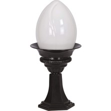Neva Home BSU-68058-BSY-KOP Siyah Elektrostatik Toz Boyalı Dış Mekan Aydınlatma, E27, Aluminyum, Akrilik Cam, 22CM