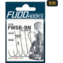 Fudo 6101 Worm Ssb Black Nikel Uzun Tırnaklı Iğne