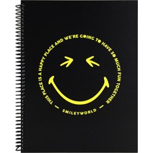 Neva Home Smiley 18,5X25,5 100 Yaprak Çizgili (Sert Kapak)