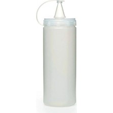 Pileli Store Şeffaf Kapaklı Sızdırmaz Yağlık Sosluk Şişesi Plastik Yağdanlık 400 ml AP-9028