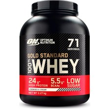 Neva Home On Optimum Nutrition 100% Whey Gold Standard Kurabiye ve Krema Aromalı 2.27KG 71 Servis