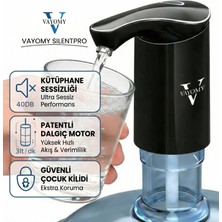 Neva Home Silentpro Sessiz Şarjlı Otomatik Damacana Su Pompası, Dalgıç Motor, Yüksek Hızlı Dolum, Bpa Içermeyen, Çocuk Kilidi