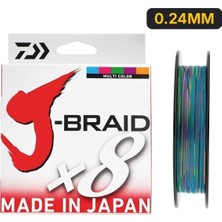 Daiwa Jbraid 8b 300 M Multicolor Ip Misina