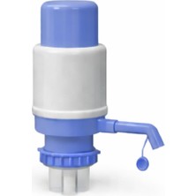 Neva Home Manuel Su Pompası, Mavi ve Beyaz, Plastik, Büyük ve Küçük Şişelerle Uyumlu, Basmalı Dispenser, Pompa, Damacana, 20 Litre, Evrensel