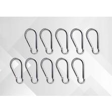 Neva Home M4 Karabina Çinko Ile Işlenmiş 316 Paslanmaz Çelik 40X20X4 mm (10 Adet)
