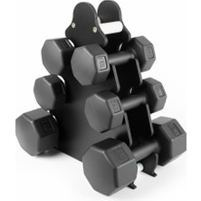 Neva Home Psspor Mini Stand Siyah (Ps Spor 1kg-2kg-3kg Uyumludur Görseldeki Dambıllar Dahil Değildir)