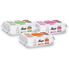 Neva Home Meyve Serisi Yüzey Temizlik Havlusu Mendili Portakal+Ananas+Pomelo 3X100 (300 Yaprak)