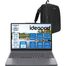 Neva Home Ideapad Slim 3 Intel Core I5 13420H 16GB Ddr5 512GB SSD Intel® UHD Graphics Windows 11 Home 15.3" Wuxga IPS Taşınabilir Bilgisayar ID15IRH10H01 + Zettaçanta