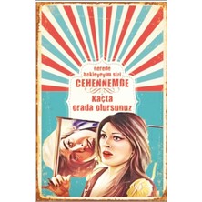 Neva Home Kuşe Kağıt Duvar Posteri Nerede Bekleyeyim Sizi Retro Vintage DRTR0096