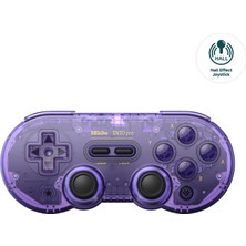 Neva Home SN30 Pro Bluetooth Kablosuz Hall Effect Oyun Kolu Mor Transparan- Nintendo Switch/switch 2, Pc, Macos, Android, Steam Deck & Raspberry Pi