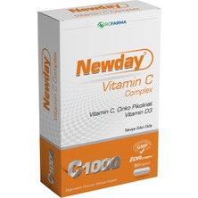 Neva Home Newday Vitamin C Complex Çinko Pikolinat 30 Kapsül