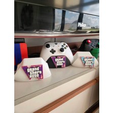 3D Baskı Xbox Kontrolcü Standı Gta Vı Temalı Dekoratif Controller Tutucu