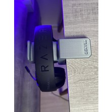 Neva Home Premium Asılabilir Kulaklık Standı – Sağlam, Kaydırmaz Keçeli, Ergonomik Stand, Steel Gray Edition