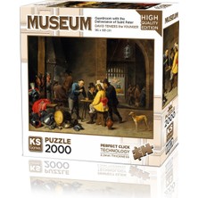 Neva Home 22518 Guardroom With The Deliverance Of Saint Peter 2000 Parça Puzzle