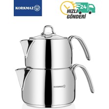 Neva Home Perla Midi Çaydanlık Takımı Paslanmaz Çelik 1.4 Litre