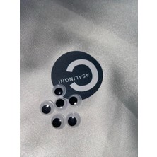 Neva Home Oynar Göz 10 mm Küçük Boy Siyah Beyaz Oynargöz, Okul, Kurs ve Hobi Çalışmaları Için El Sanatları Malzemesi (Oynargöz Küçük Boy Siyah Beyaz)