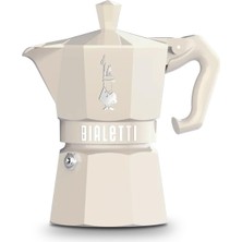 Neva Home Moka Exclusive: 3 Cups Ocak Üstü Espresso Pişirici - 130ML - Krem Renk - Alüminyum Gövde - Patentli Güvenlik Valfi - Tüm Ocak Türleri Için Uygundur (Indüksiyon Hariç)