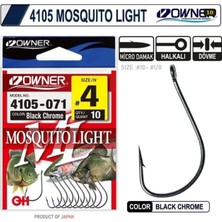 Owner 4105 Musquito Light Black Chrome Iğne