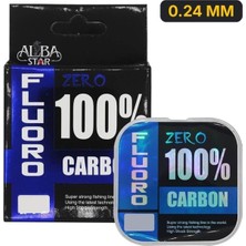 Albastar Zero %100 25MT. Fluorocarbon Misina