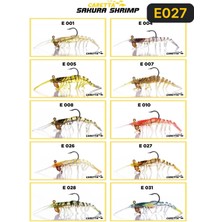 Caretta Sakura Shrimp 6,5g 76MM Silikon Yem