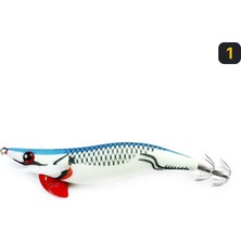 Captain 3031 12CM Casting Bilyeli Squid Size 3.5 18GR Kalamar Zokası