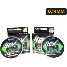 Fujin Hex Braid 8x 300MT Multicolor Pe Ip Misina