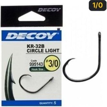 Decoy KR-32B Circle Light Black Nickel Olta Iğnesi
