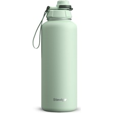 Neva Home 1 Hand Leak-Proof Sızdırmaz Çelik Termos 1500 ml Smoke Green ST-256
