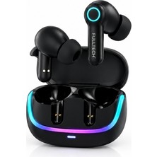 Fulltech FB11 Enc 4 Mikrofonlu Oyuncu Kulaklığı – Bluetooth 5.4, Düşük Gecikmeli Gaming Tws Kablosuz Kulaklık (Rgb Işıklı)