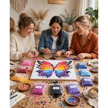 Sanat Mekanı Kelebek Pixel Mozaik Hobi Seti – Kendin Yap DIY Mozaik Sanat Kiti